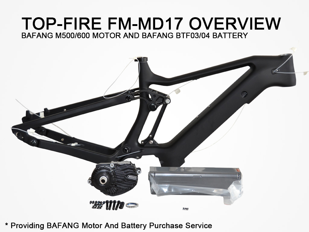 Top-Fire MD17 With BAFANG Motor And Battery Overview