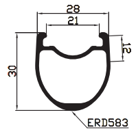 28mm carbon road rims