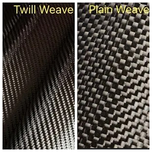 Carbon fiber weaving method