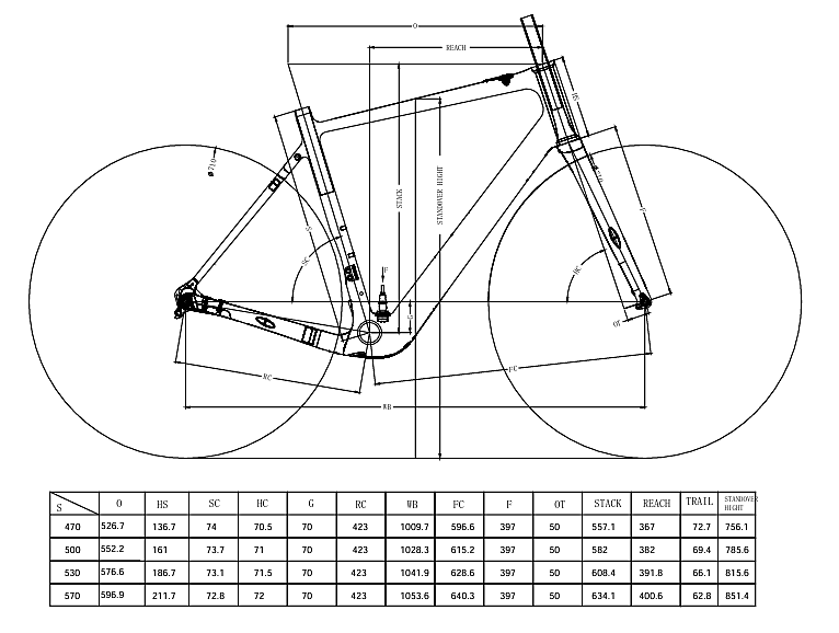 carbon gravel frame
