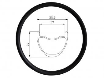 33mm Carbon XC Tubeless Rims