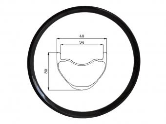 40mm Width Carbon Tubeless Mtb Rims