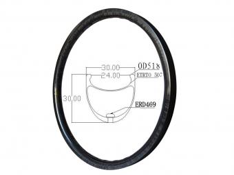 24 Inch Carbon 30mm Width BMX Rims