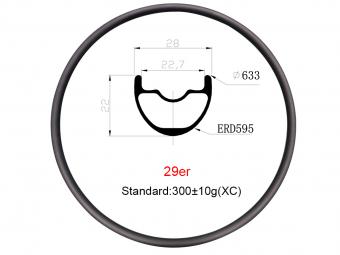 28mm wide 22mm deep mtb rims