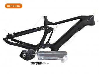 Full Suspension Enduro Ebike Frame